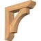 Ekena Millwork Westlake Slat Smooth Bracket w/ Offset Brace, Western Red Cedar, 5 1/2"W x 22"D x 22"H BKT0604X22X22WTL06SWR - alternate 1